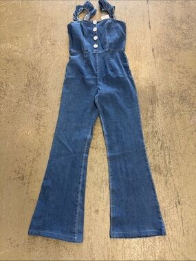 NWT molly green Denise Denim Jumpsuit